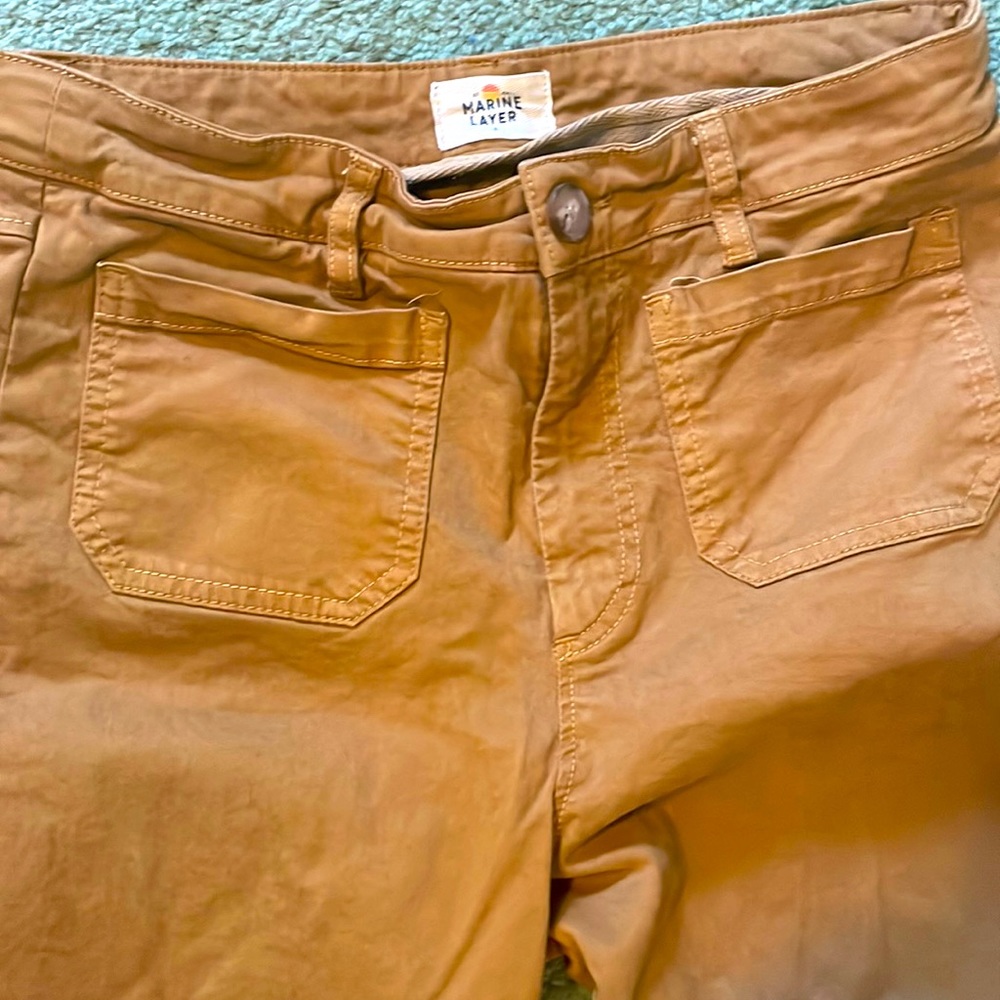 Barely worn wide-leg Marine Layer trousers